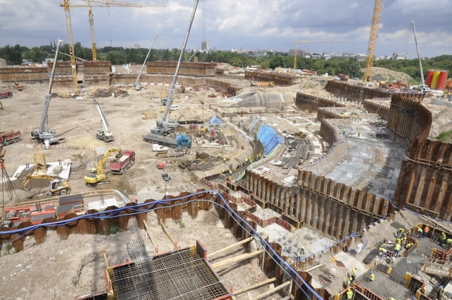 Budowa II etapu SN lipiec 2009 Warszawa 20 lipca 2009