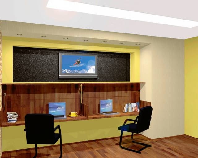 Blat i zakrywające je dwie pokrywy są zrobione z tych samych paneli co podłoga.