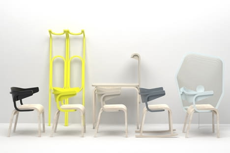 Kolekcja mebli Perch meble perch, mediolan, design