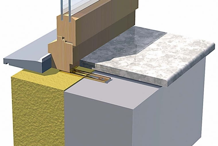 Dzięki wysunięciu okna w warstwę ocieplenia eliminujemy ryzyko pojawienia się mostka cieplnego