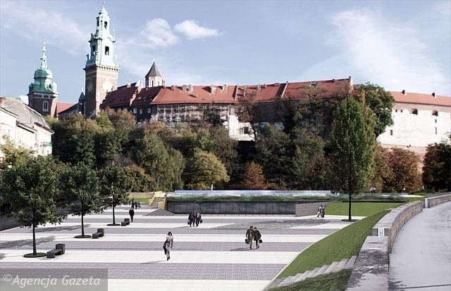 Projekt Centrum Obsługi Ruchu Turystycznego autorstwa IMB Asymetrii cort, krakow, imb asymetria, projekt