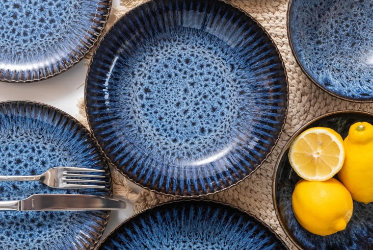 Talerz obiadowy ceramiczny COSMOS 27 cm