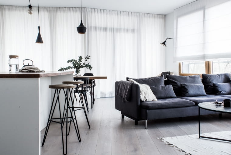 Warszawskie mieszkanie pełne miłości i północnych klimatów