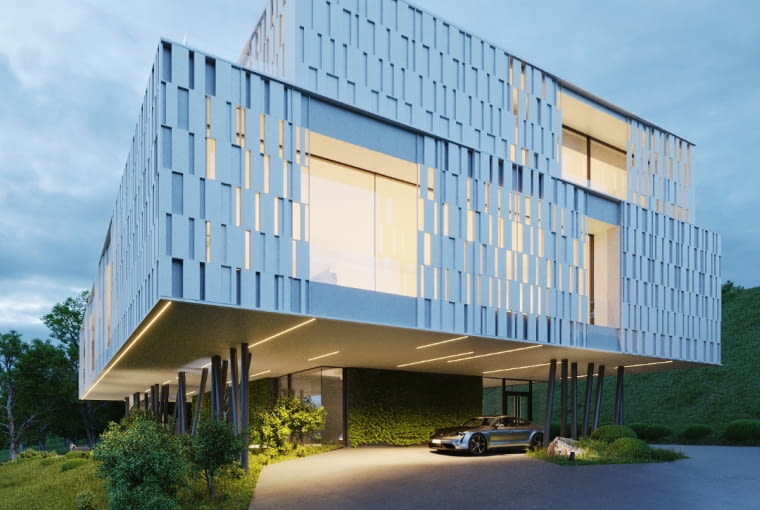 Dom w Chmurach. Proj. Z3Z ARCHITEKCI Dom w Chmurach. Proj. Z3Z ARCHITEKCI