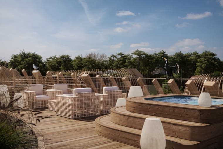 Kompleks apartamentowo-hotelowy na Wyspie Sobieszewskiej. Proj. Paulina Czurak-Czapiewska, Ideograf Kompleks apartamentowo-hotelowy na Wyspie Sobieszewskiej. Proj. Paulina Czurak-Czapiewska, Ideograf