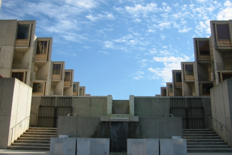 Instytut Salka w Kalifornii. Proj. Louis Kahn