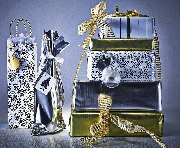 Torba na prezent SNÖMYS - 5,99 zł (2 szt.) ikea, święta, dekoracje na świeta, gwiazdka, ikei, dodatki z ikei