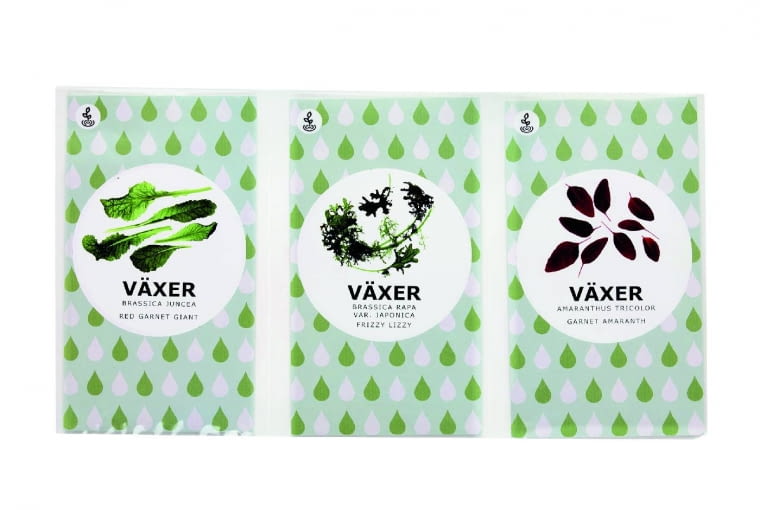 Zestaw nasionek mizuny, sałaty i amarantusa, ok. 8 zł/3 szt., IKEA.
