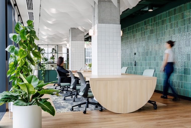 Biuro Lux Med w Warszawie. Proj. Workspace