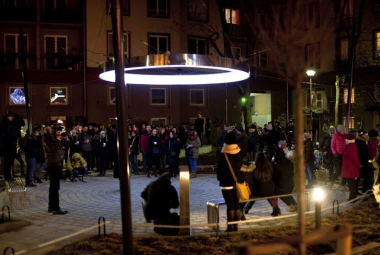 Jakub Szczęsny, instalacja Aureola, Wroclaw Jakub Szczęsny, instalacja Aureola, Wroclaw