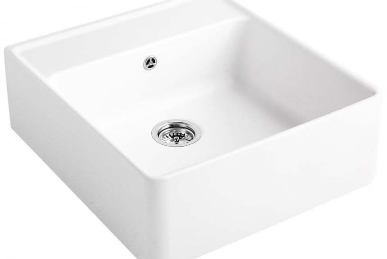 W stylu tego wnętrza: Zlewozmywak, ceramika, 59,5 x 63 cm, wzór, Villeroy & Boch W stylu tego wnętrza: Zlewozmywak, ceramika, 59,5 x 63 cm, wzór, Villeroy & Boch