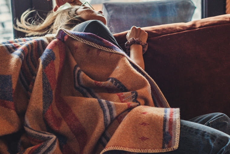 Koc Wełniany Peru Brązowy, Outheres Koc Wełniany Peru Brązowy, Outheres