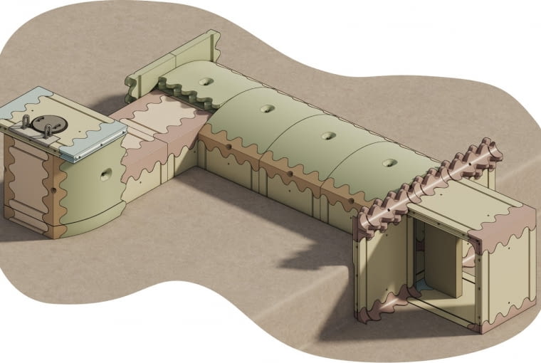 System prefabrykowanych schronów ARX Modular