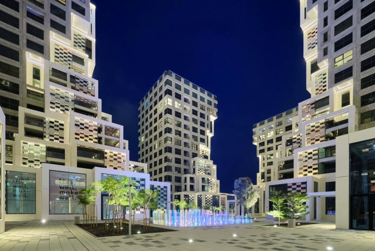 Pixel w Abu Zabi. Proj. MVRDV