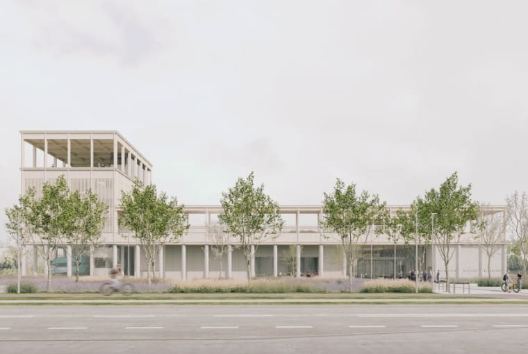 Pływalnia kryta na Białołęce. Proj. BDR Architekci Pływalnia kryta na Białołęce. Proj. BDR Architekci