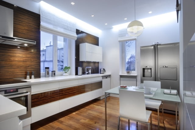 Wnętrza apartamentu - kuchnia Wnętrza apartamentu - kuchnia