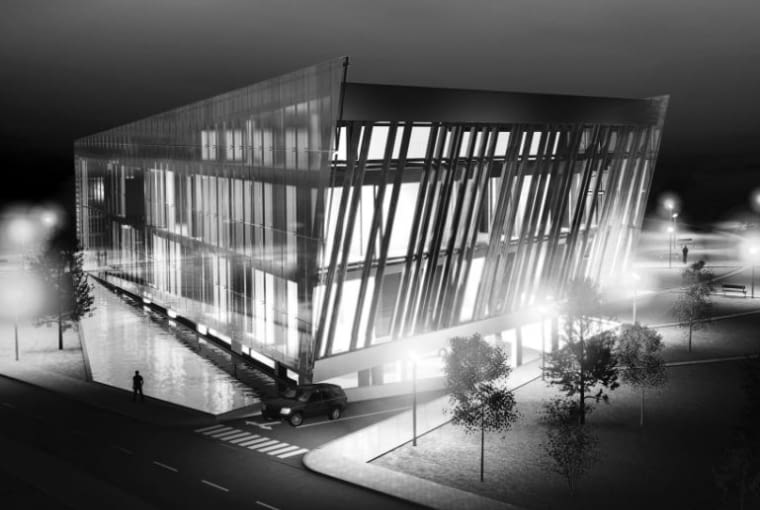 I Wyróżnienie za projekt dyplomowy kliniki okulistycznej architektura, projekty, Mikołaj Molenda, student, architekt