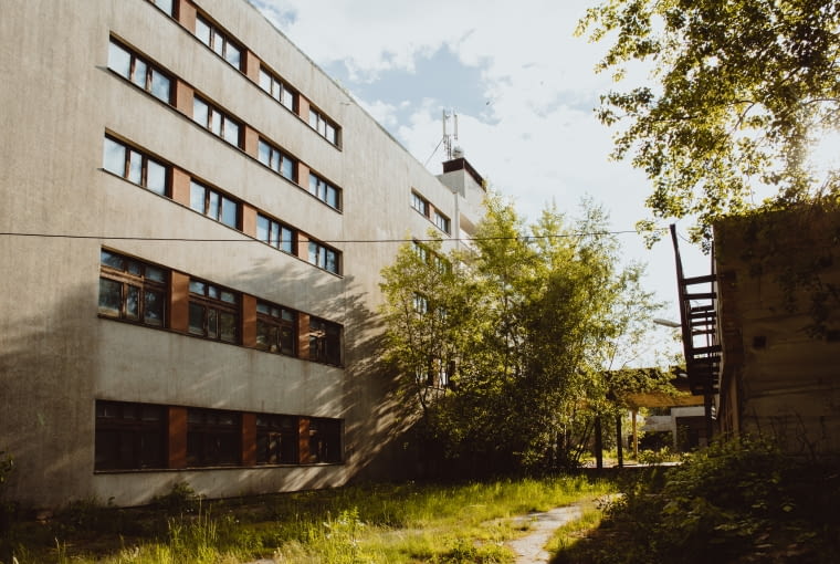 Sanatorium Milicyjne w Nałęczowie przed remontem Sanatorium Milicyjne w Nałęczowie przed remontem