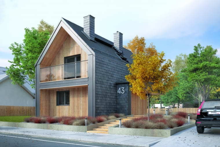 MALUTKI 2 dom domy inspiracje dom mały dom tani w budowie realizacje małe domy budowa domu projekt domu