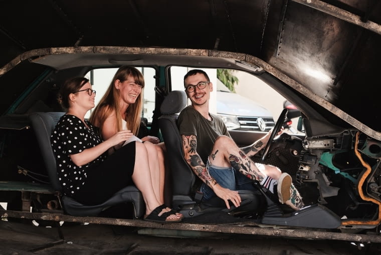 "Ściana kultury" - wizyta studyna w Pradze