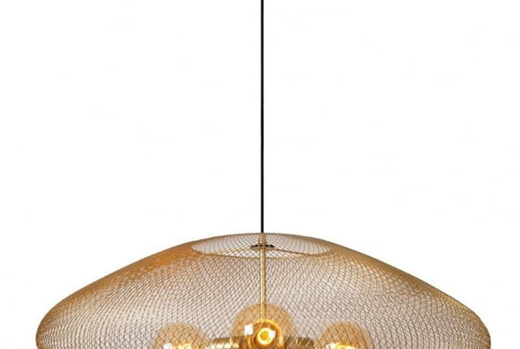 Lampa Mesh (Lucide), metal, śr. 85 cm, 1732 zł, blowupdesign.pl