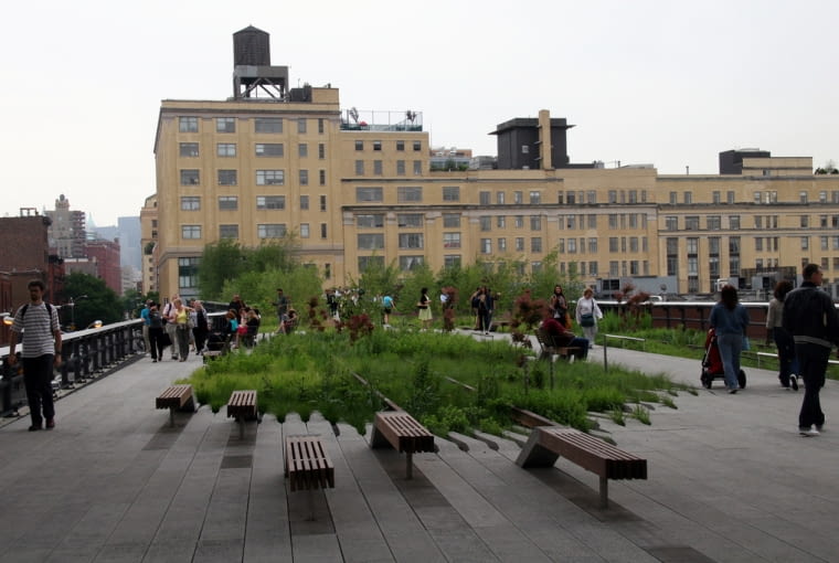 Park High Line w Nowym Jorku Park High Line w Nowym Jorku