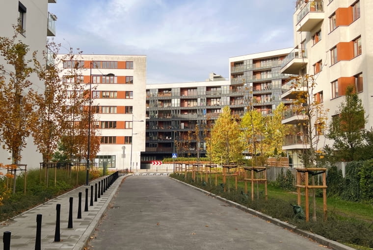 Nowy fragment ul. Hubnera