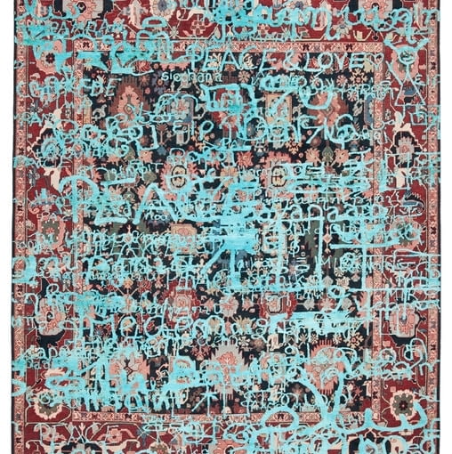 Dywan Bidjar Waterloo Peace, wełna z jedwabiem, 6740 zł/m2, Jan Kath/Metaforma miętowe meble i dodatki