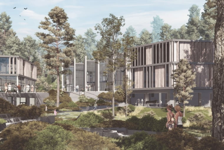 Pierwsze miejsce w konkursie na rozbudowę Opery Leśnej w Sopocie. Proj. inż. arch. Adam Okuniewski i inż. arch. Kamil Ostrowski Pierwsze miejsce w konkursie na rozbudowę Opery Leśnej w Sopocie. Proj. inż. arch. Adam Okuniewski i inż. arch. Kamil Ostrowski