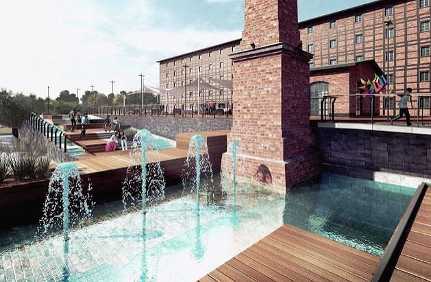 Wizualizacja otoczenia Młynów Rothera