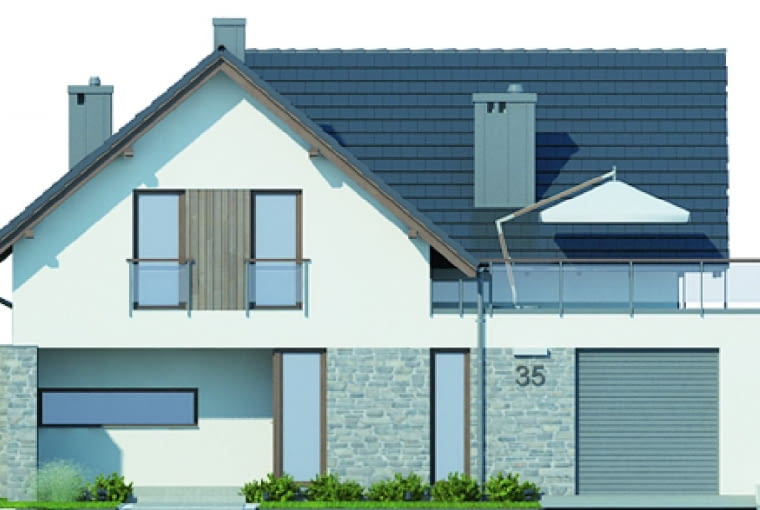 Elewacja frontowa Elewacja frontowa