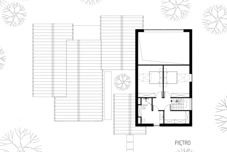Dom letniskowy pod Bolimowem. Proj. Exterio