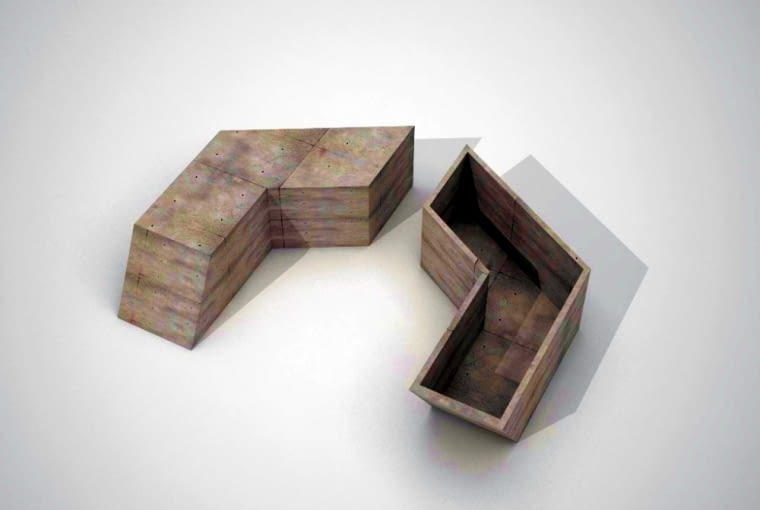 Ławki z betonu architektonicznego Ławki z betonu architektonicznego