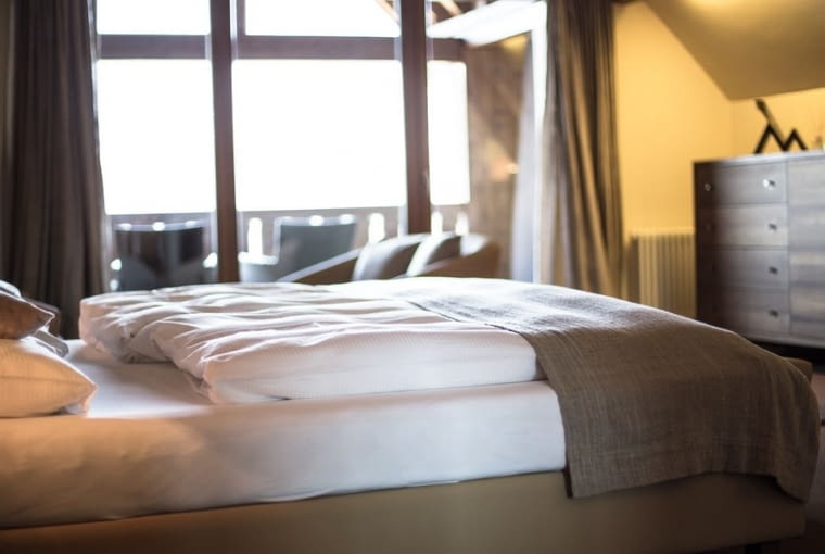Wnętrza są ciepłe i eleganckie, bez przepychu. hotel, narty, Tyrol