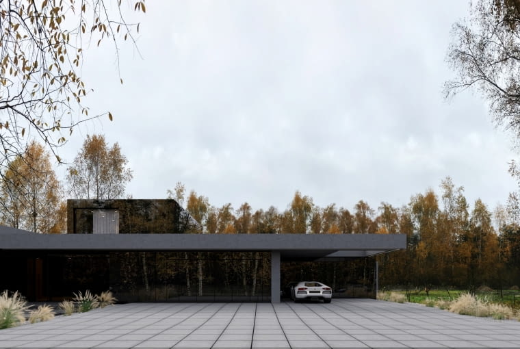 Nowoczesny dom w Tuszynie pod Łodzią -  RE:STARK HOUSE. Proj. Marcin Tomaszewski z pracowni REFORM Architekt Nowoczesny dom w Tuszynie pod Łodzią -  RE:STARK HOUSE. Proj. Marcin Tomaszewski z pracowni REFORM Architekt