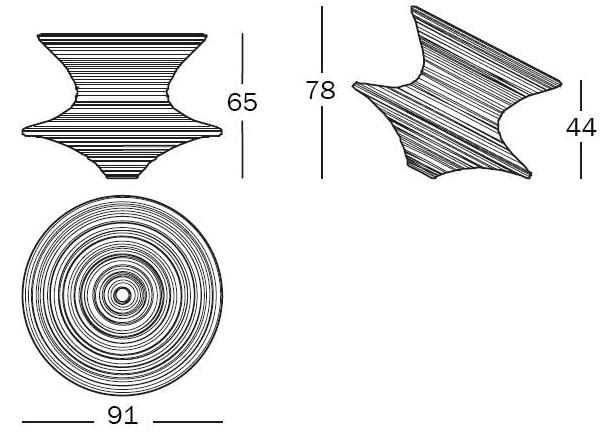 Siedzisko Spun meble, stołki, design, taboret