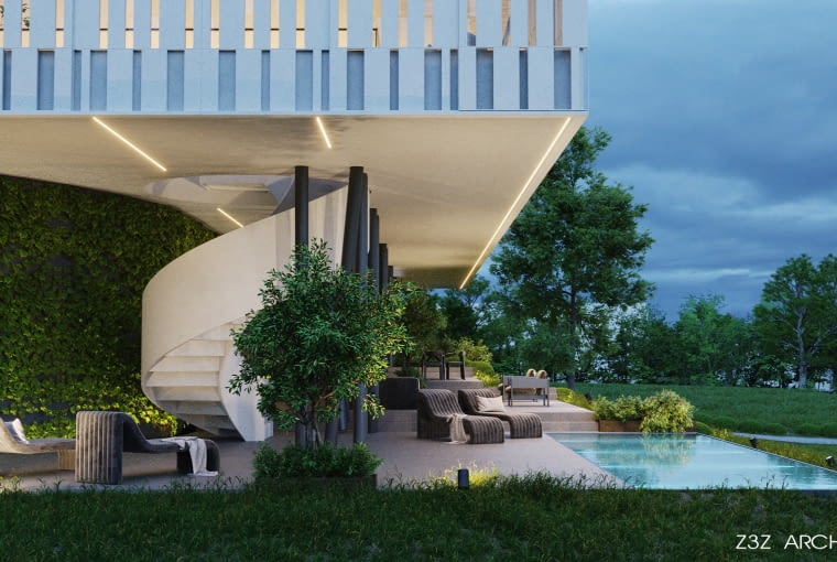 Dom w Chmurach. Proj. Z3Z ARCHITEKCI Dom w Chmurach. Proj. Z3Z ARCHITEKCI