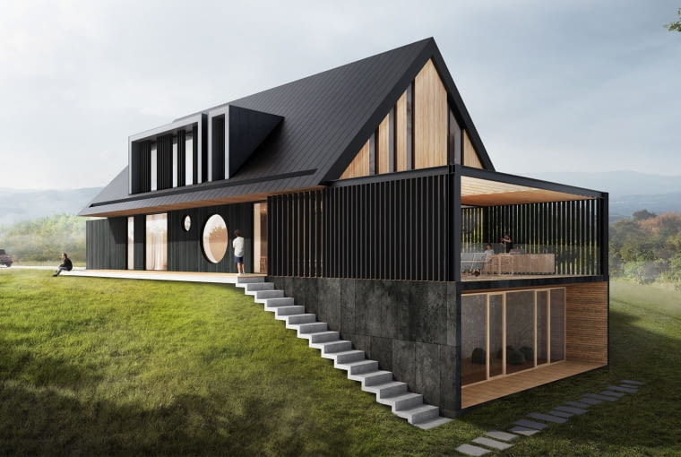 Dom Słowiański. Proj. BXB studio