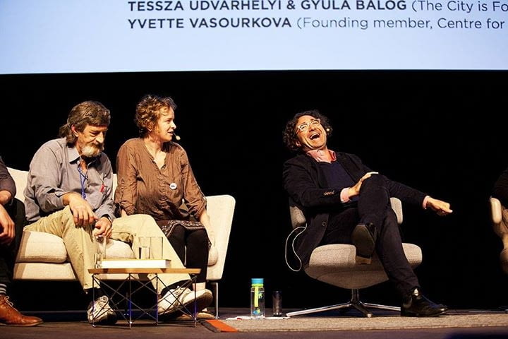 Festiwal reSITE 2015 - Gyula Balog, Tessza Udvarhelyi, Alfredo Brillembourg Festiwal reSITE 2015 - Gyula Balog, Tessza Udvarhelyi, Alfredo Brillembourg