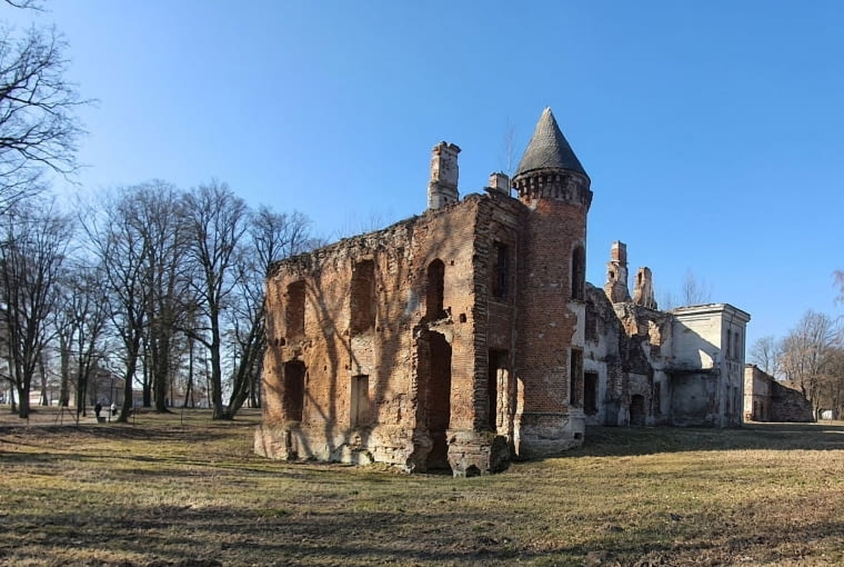 Pałac Szeptyckich w Łaszczowie w 2023 roku