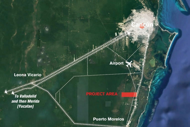 Ekologiczne, inteligentne miasto Smart Forest City Cancun. Proj. Stefano Boeri