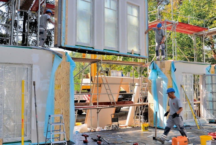 Budowa z prefabrykatów Budowa z prefabrykatów