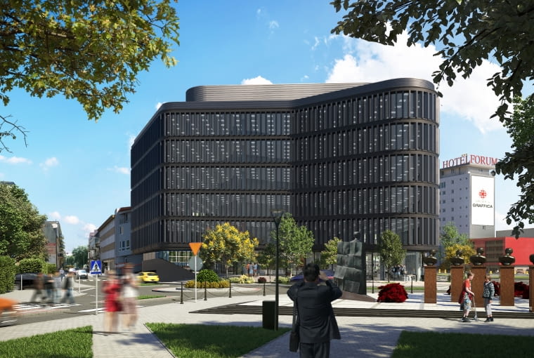 Biurowiec CORNER POINT w Rzeszowie. Proj. MWM Architekci Biurowiec CORNER POINT w Rzeszowie. Proj. MWM Architekci