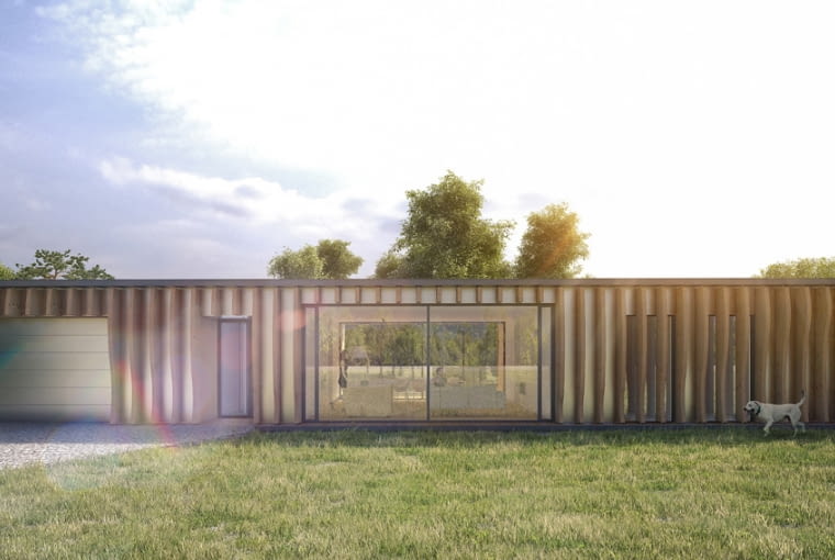 Dom żyletka to projekt architektów z pracowni 81.waw.pl