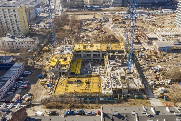 Apartamenty M7 w ramach projektu Towarowa22 - budowa Apartamenty M7 w ramach projektu Towarowa22 - budowa