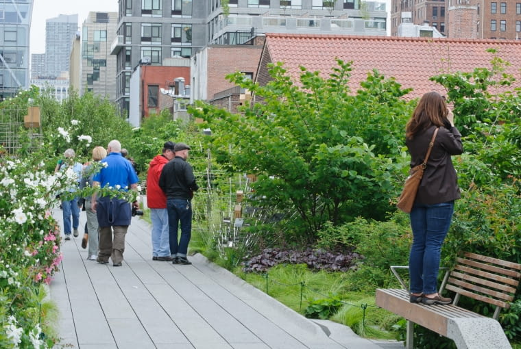 Park High Line w Nowym Jorku Park High Line w Nowym Jorku