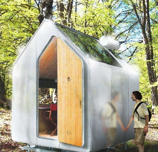 Jednoosobowy dom "Diogenes" zaprojektowany przez Renzo Piano Jednoosobowy dom "Diogenes" zaprojektowany przez Renzo Piano