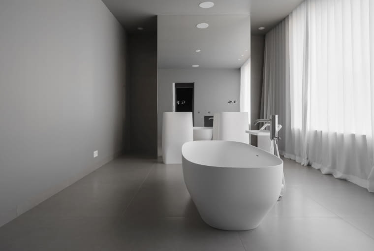 Dom Kwadrantowy - wnętrze