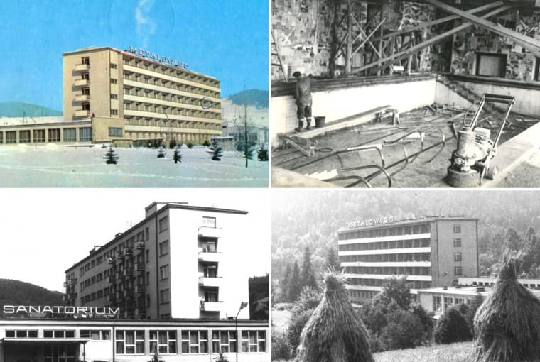 Sanatorium Metalowiec w Muszynie w czasach PRL Sanatorium Metalowiec w Muszynie w czasach PRL
