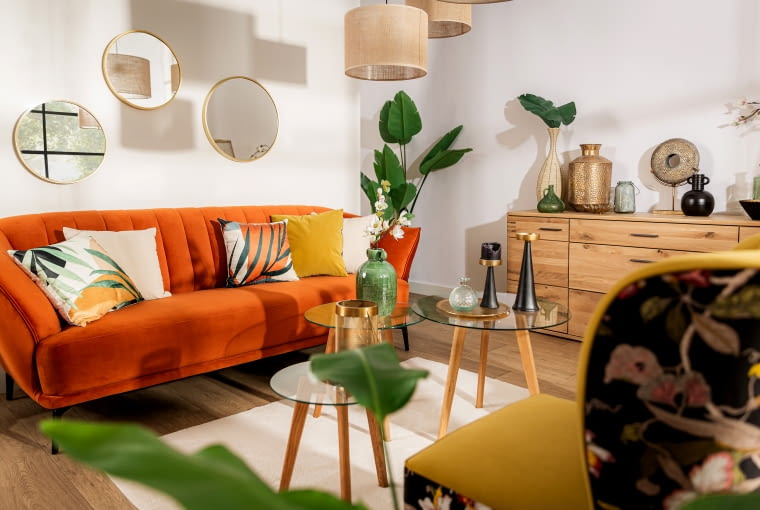 Kolorowe tekstylia - odświeżamy aranżację